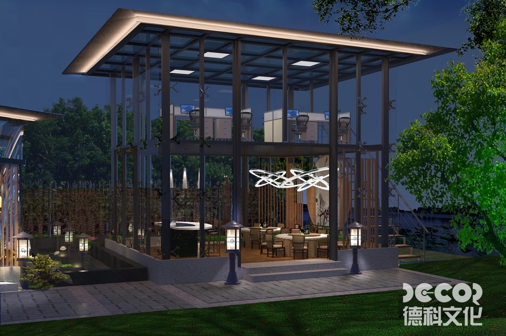 高端餐廳設計效果圖